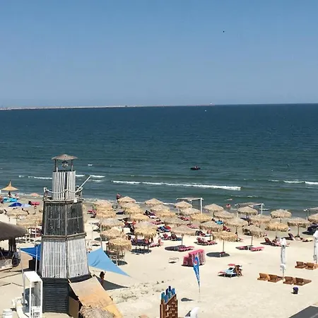 아파트 Panoramis 417 Pe Plaja Cu Frontala La Mare Năvodari