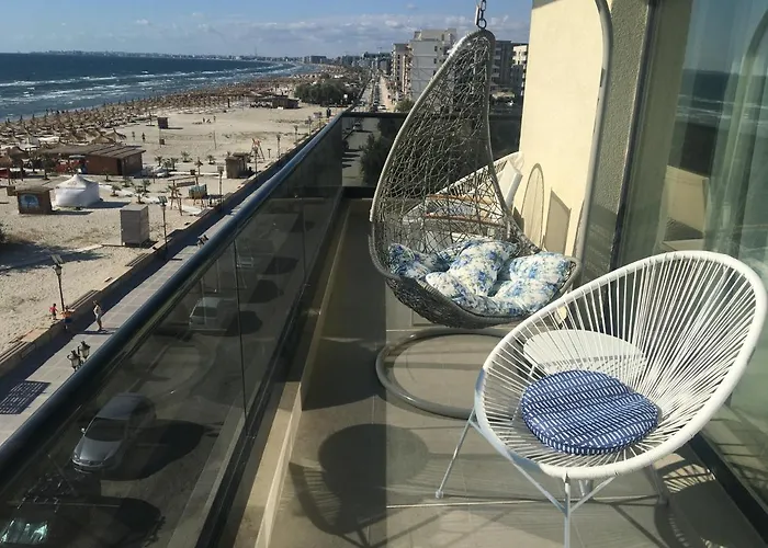 Apartment Panoramis 417 Pe Plaja Cu Frontala La Mare *